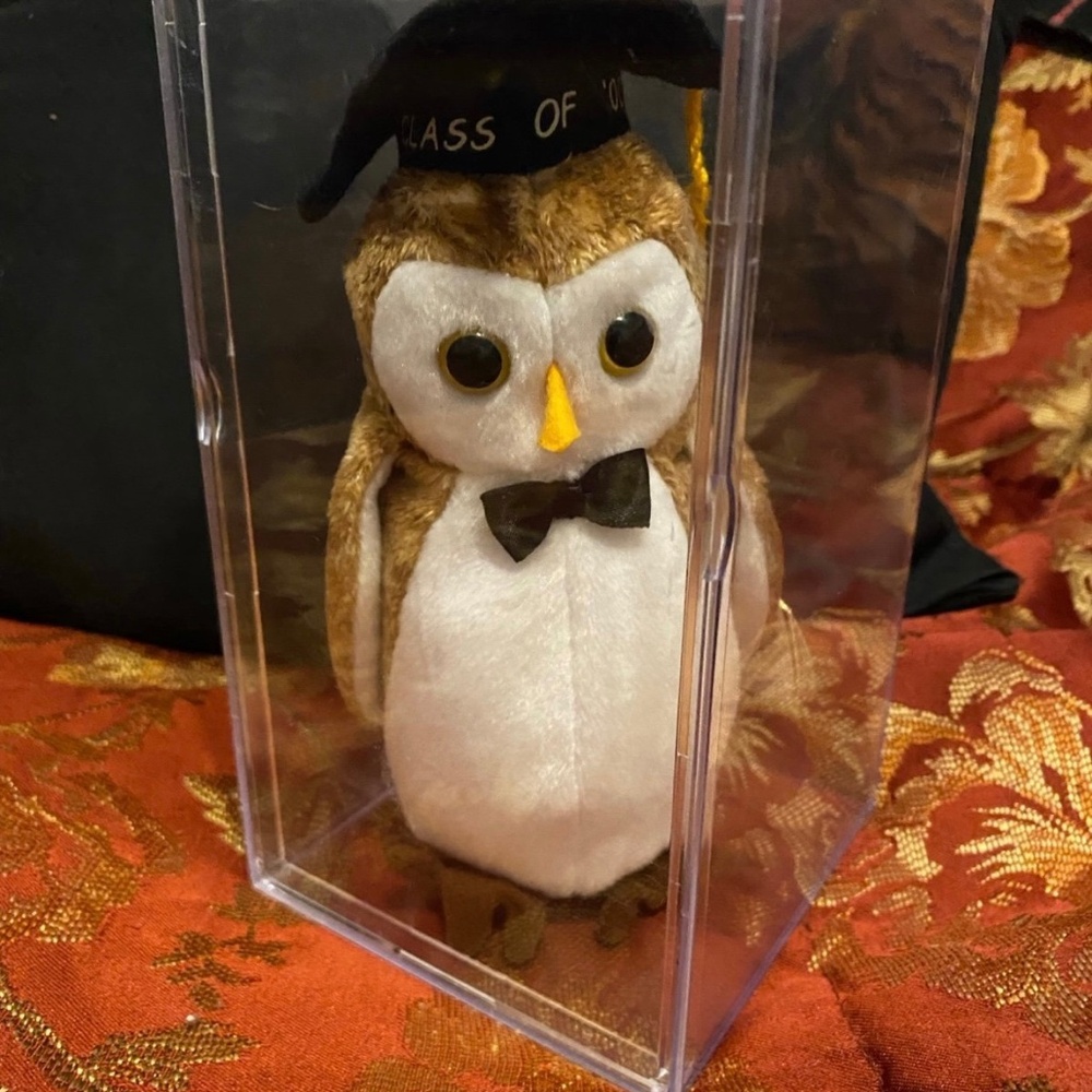 TY Beanie Baby Wisest The Owl 2000 Retired Piece